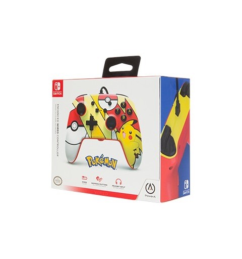 PowerA 1518905-01 Gaming-Controller Mehrfarbig USB Gamepad Analog Digital Nintendo Switch