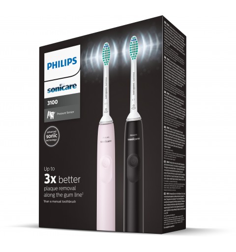 Philips 3000 series Sonic technology Sonic electric toothbrush