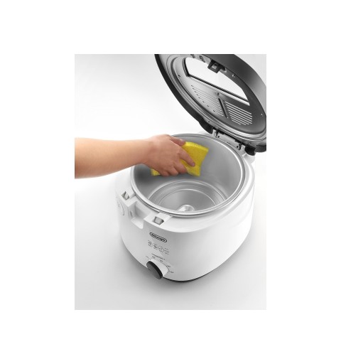 De’Longhi FS3061 fryer Single 2 L Stand-alone 1800 W Deep fryer White