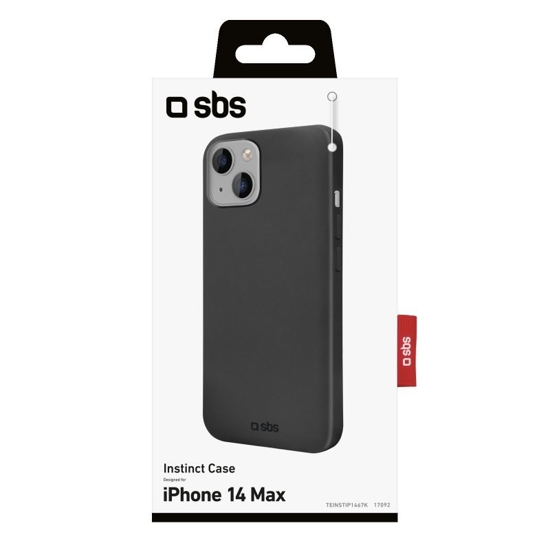 SBS TEINSTIP1467K mobile phone case 17 cm (6.7") Cover Black