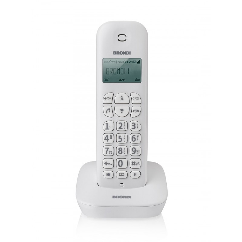 Brondi GALA(WHITE) teléfono Teléfono DECT Identificador de llamadas Blanco