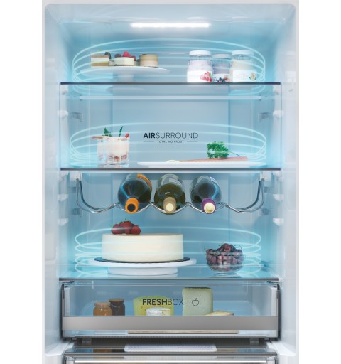 Haier HDW3618DNPB réfrigérateur-congélateur Autoportante 341 L D Noir