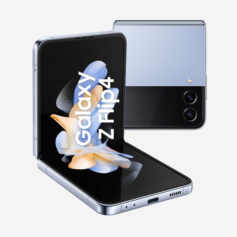 Samsung Galaxy Z Flip4 SM-F721B 17 cm (6.7") Double SIM Android 12 5G USB Type-C 8 Go 256 Go 3700 mAh Bleu