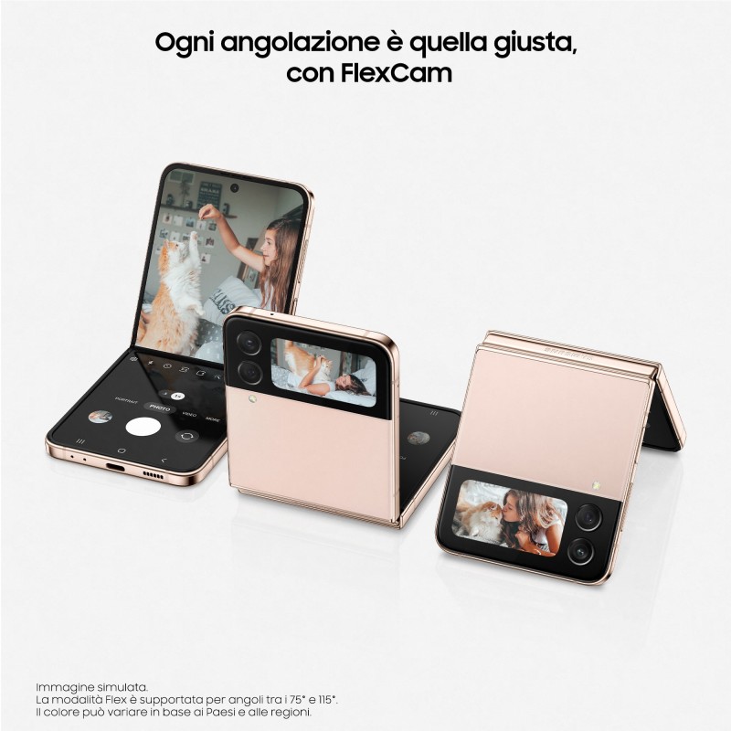 Samsung Galaxy Z Flip4 SM-F721B 17 cm (6.7") Dual SIM Android 12 5G USB Type-C 8 GB 256 GB 3700 mAh Blue