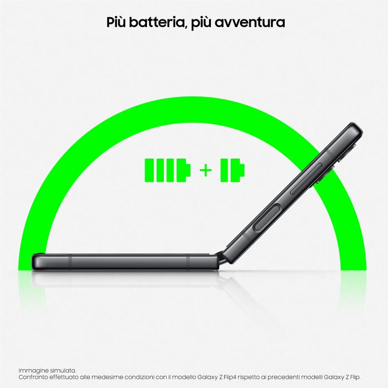 Samsung Galaxy Z Flip4 SM-F721B 17 cm (6.7") Dual SIM Android 12 5G USB Type-C 8 GB 256 GB 3700 mAh Blue