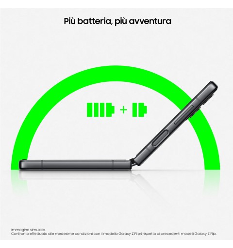 Samsung Galaxy Z Flip4 SM-F721B 17 cm (6.7") Dual SIM Android 12 5G USB Type-C 8 GB 256 GB 3700 mAh Blue