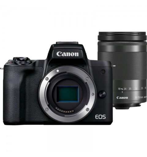 Canon EOS M50 Mark II + M18-150 EU26 MILC 24,1 MP CMOS 6000 x 4000 Pixel Schwarz