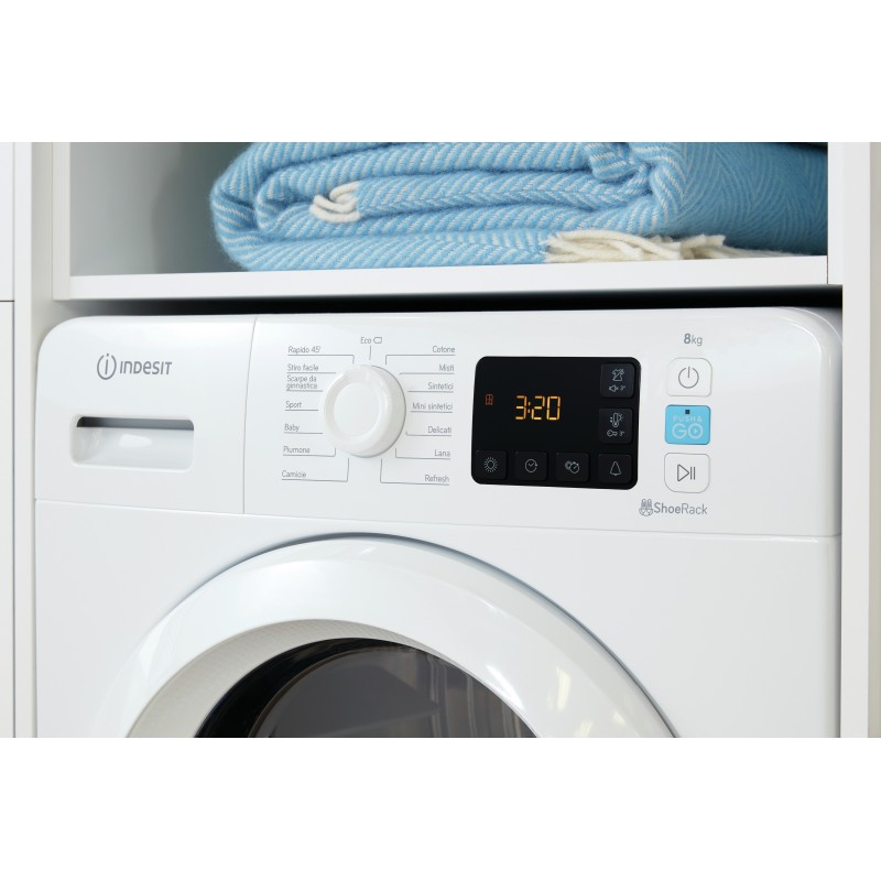 Indesit YT M11 82 RX IT Wäschetrockner Freistehend Toplader 8 kg A++ Weiß