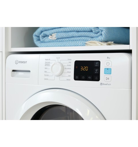 Indesit YT M11 82 RX IT Wäschetrockner Freistehend Toplader 8 kg A++ Weiß