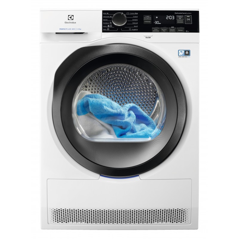Electrolux EW8HB292 tumble dryer Freestanding Front-load 9 kg A++ White