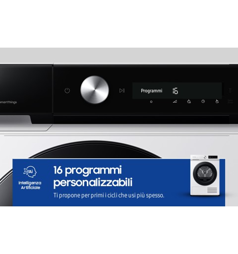 Samsung Asciugatrice AI Control Optimal dry 9Kg DV90BB5245AW