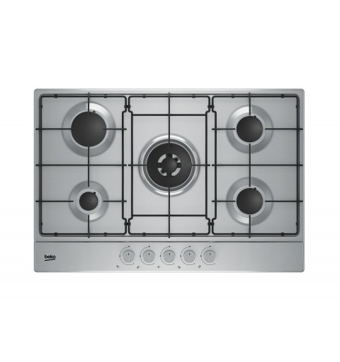 Beko HAW752C4SX Acciaio inossidabile Da incasso Gas 5 Fornello(i)