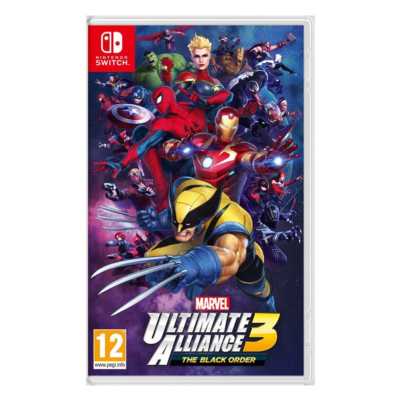 Nintendo Marvel Ultimate Alliance 3 The Black Order Estándar Inglés, Italiano Nintendo Switch