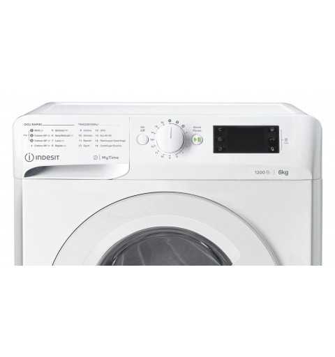 Indesit TWSE 61251 W IT lavadora Carga frontal 6 kg 1200 RPM F Blanco