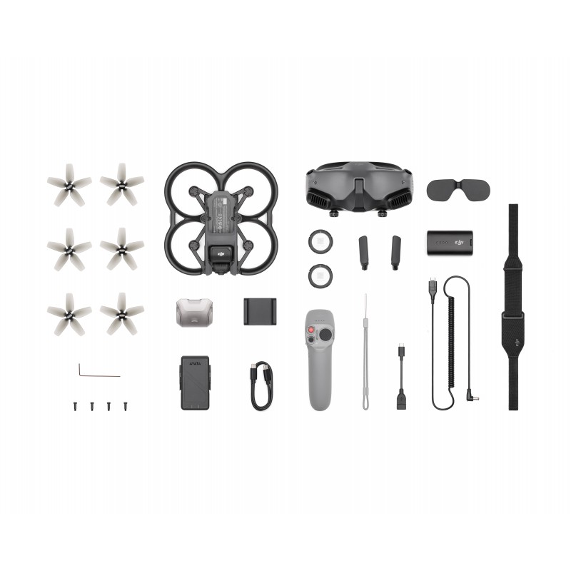 DJI Avata Pro-View Combo 4 rotores Cuadricóptero 48 MP 3840 x 2160 Pixeles 2420 mAh Negro, Gris