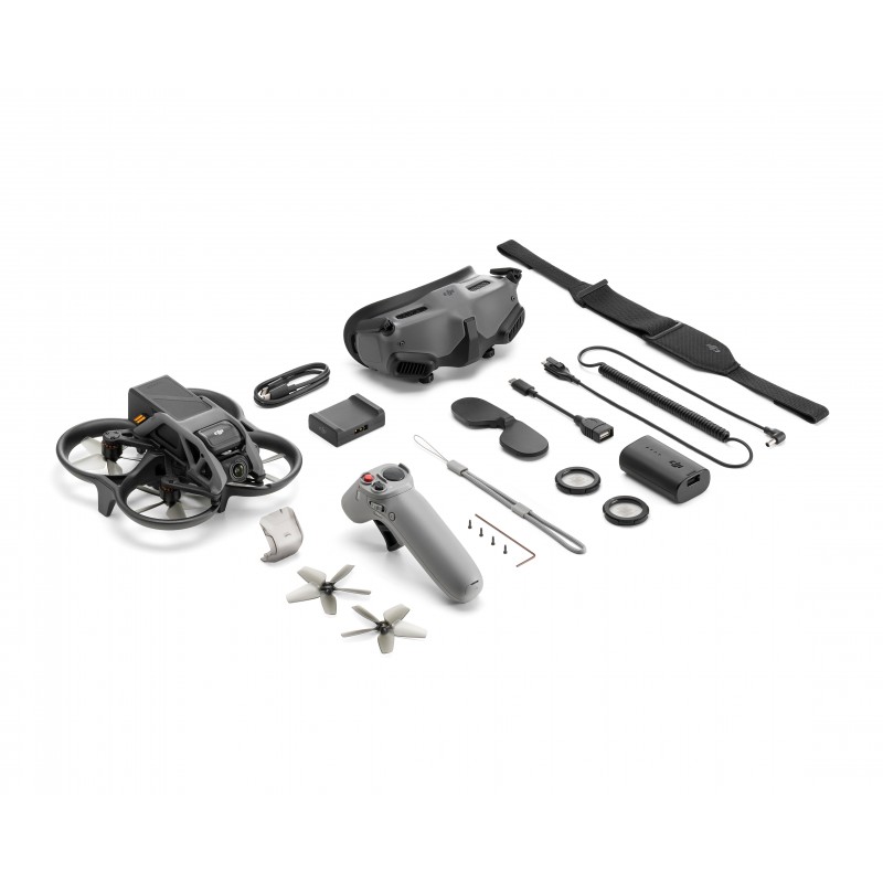 DJI Avata Pro-View Combo 4 rotors Quadcoptère 48 MP 3840 x 2160 pixels 2420 mAh Noir, Gris
