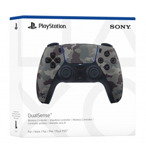 Sony DualSense Camouflage, Gris Bluetooth Manette de jeu Analogique Numérique PlayStation 5