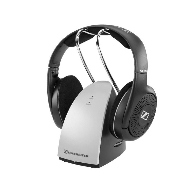 Sennheiser RS-120II cuffia e auricolare Cuffie Wireless A Padiglione MUSICA  Nero, Argento