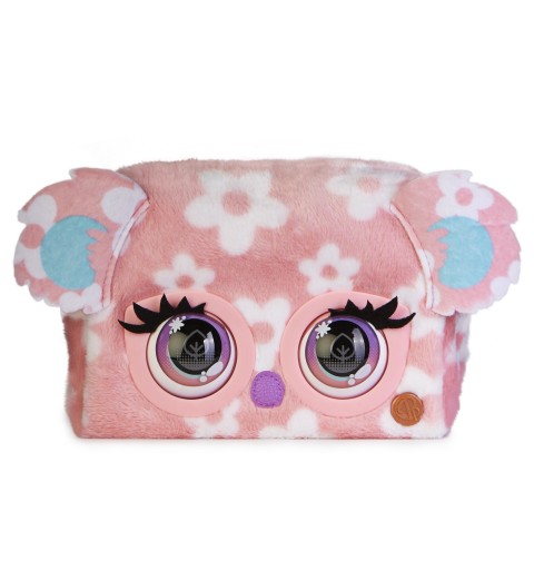 Purse Pets PRINT PERFECT - KOALA - COMPAGNON INTERACTIF FORMAT SAC A MAIN - Koala Animal Interactif Motif Floral Rose Qui