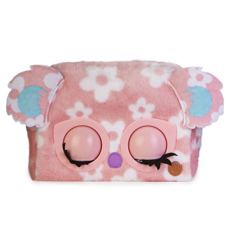 Purse Pets PRINT PERFECT - KOALA - COMPAGNON INTERACTIF FORMAT SAC A MAIN - Koala Animal Interactif Motif Floral Rose Qui