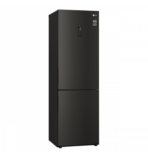 LG GBB61BLHEC Frigorifero combinato, Classe E, 341L, Wi-Fi, No frost, Nero