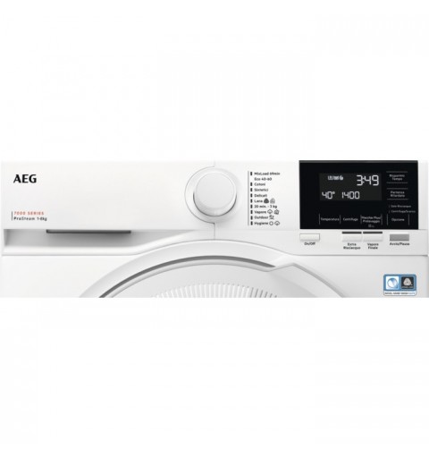 AEG LR7G84GW lavatrice Caricamento frontale 8 kg 1400 Giri min A Bianco