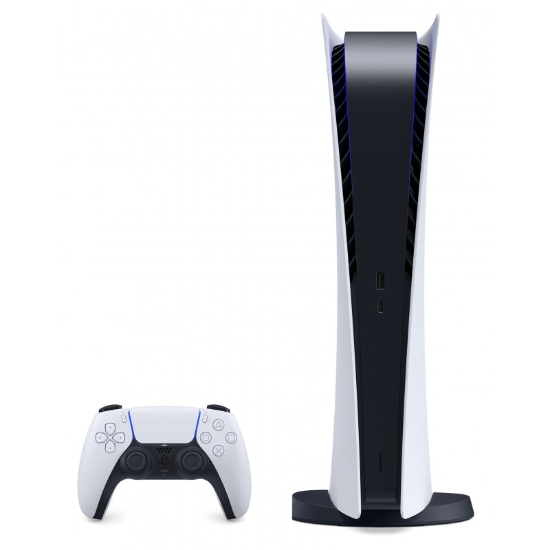 Sony PlayStation 5 Digital + FIFA 23 825 GB WLAN Schwarz, Weiß