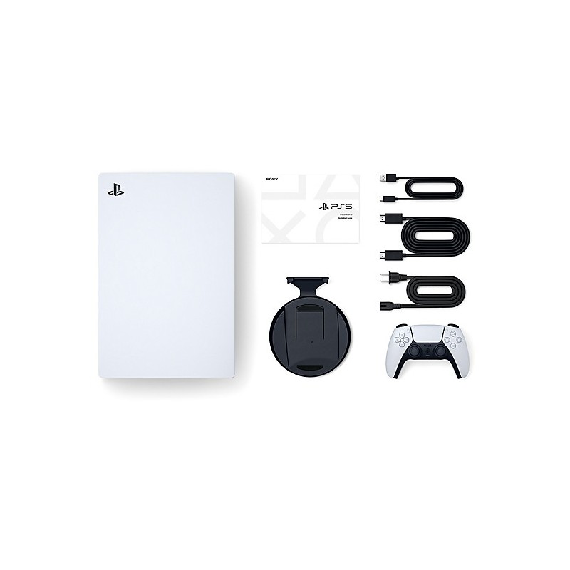Sony PlayStation 5 Digital + FIFA 23 825 GB WLAN Schwarz, Weiß