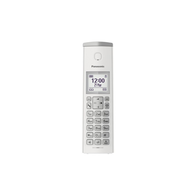 Panasonic KX-TGK210 Téléphone DECT Identification de l'appelant Blanc