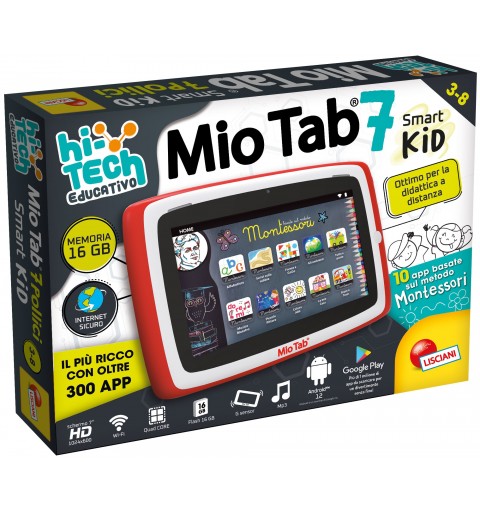 Lisciani 97012 tablette pour enfant 16 Go Wifi Multicolore