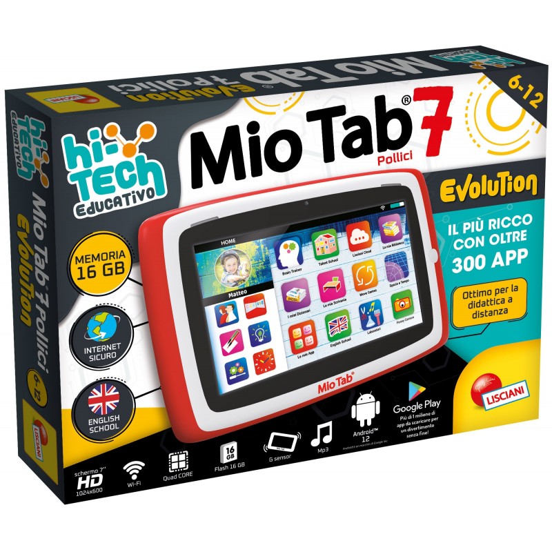 Lisciani 97005 tablette pour enfant 16 Go Wifi Multicolore