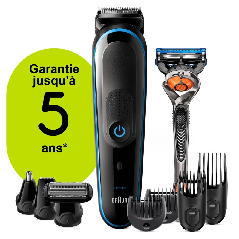 Braun All-in-one 81705166 depiladora para la barba Mojado y seco Negro, Azul
