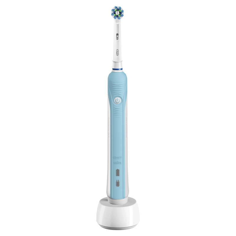 Oral-B PRO 700 CrossAction Adulte Brosse à dents rotative oscillante Bleu, Blanc