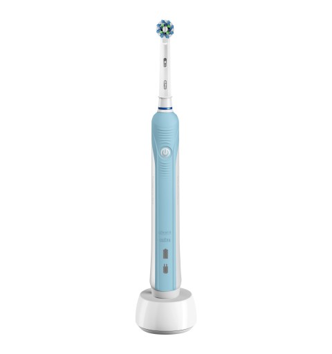 Oral-B PRO 700 CrossAction Adulte Brosse à dents rotative oscillante Bleu, Blanc