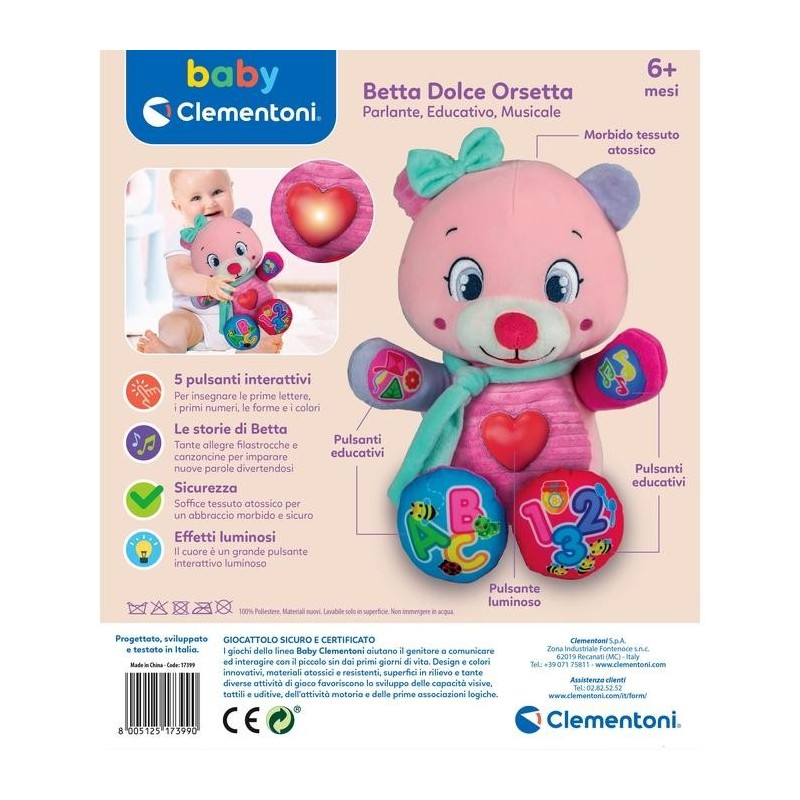 Clementoni 17399 stuffed toy