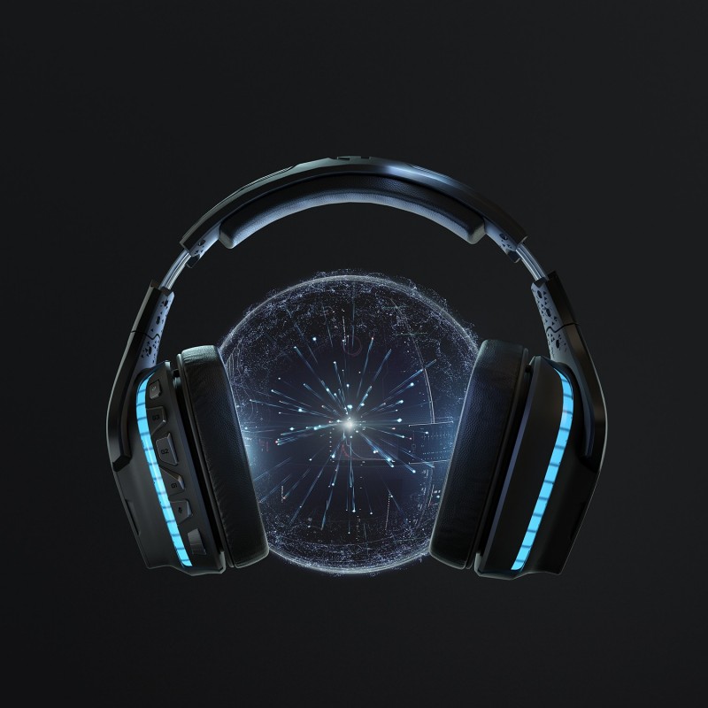 Logitech G G635 Auricolare Cablato A Padiglione Giocare Nero, Blu