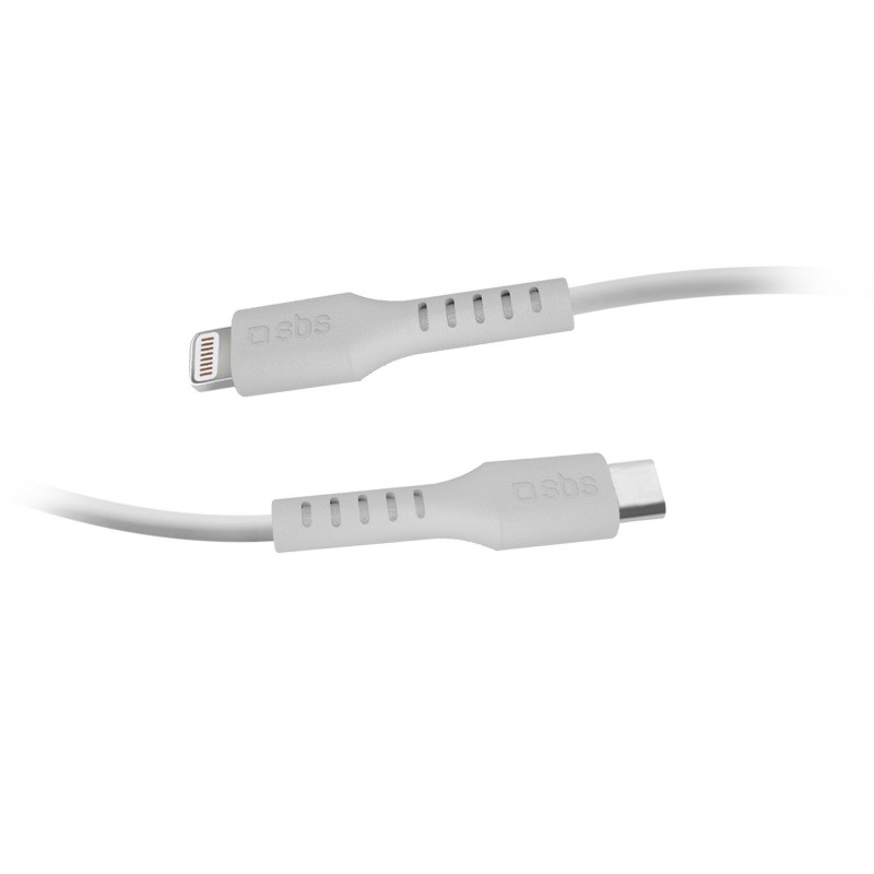 SBS TECABLELIGTC2W Lightning-Kabel 2 m Weiß