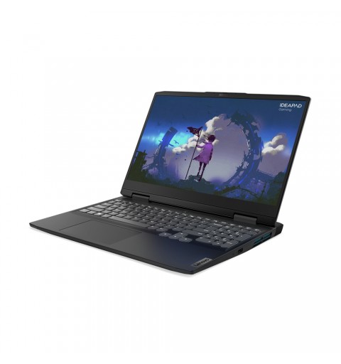 Lenovo IdeaPad Gaming 3 i5-12450H Portátil 39,6 cm (15.6") Full HD Intel® Core™ i5 16 GB DDR4-SDRAM 512 GB SSD NVIDIA GeForce