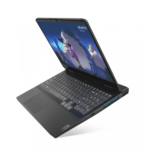 Lenovo IdeaPad Gaming 3 i5-12450H Portátil 39,6 cm (15.6") Full HD Intel® Core™ i5 16 GB DDR4-SDRAM 512 GB SSD NVIDIA GeForce