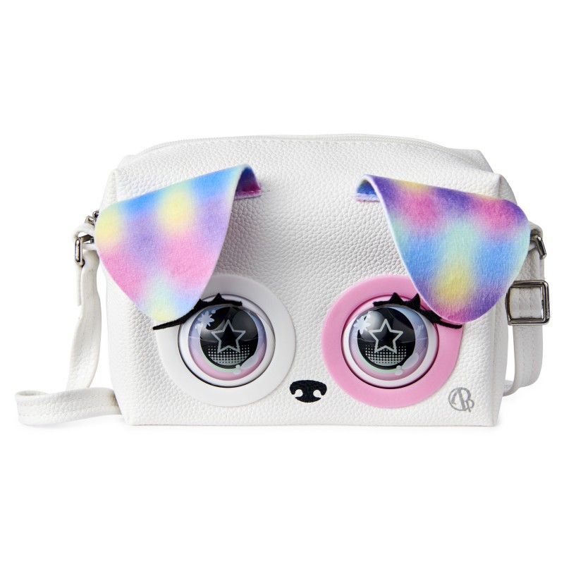 Purse Pets Borsetta interattiva in versione Cucciolo Arcobaleno con oltre 25 effetti sonori e reazioni