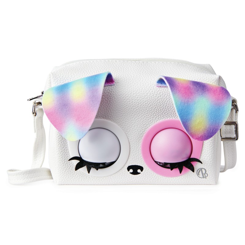 Purse Pets Borsetta interattiva in versione Cucciolo Arcobaleno con oltre 25 effetti sonori e reazioni