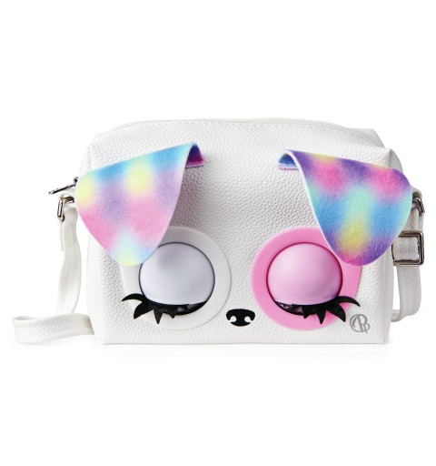 Purse Pets Borsetta interattiva in versione Cucciolo Arcobaleno con oltre 25 effetti sonori e reazioni