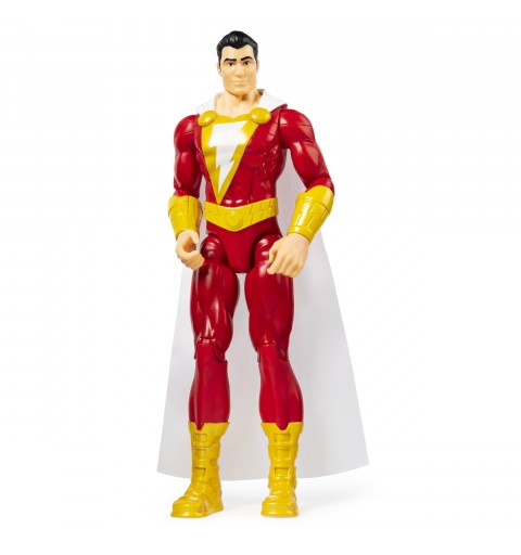 DC Comics | SHAZAM | Personaggio Shazam 30 cm | Personaggio 30 cm con decorazioni originali, mantello e 11 punti di