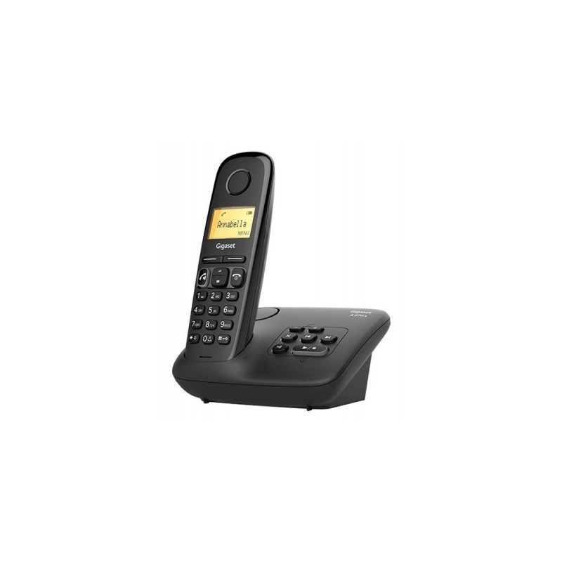 Gigaset A270A Teléfono DECT Identificador de llamadas Negro