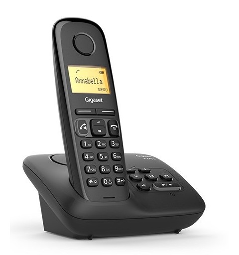 Gigaset A270A Telefono DECT Identificatore di chiamata Nero