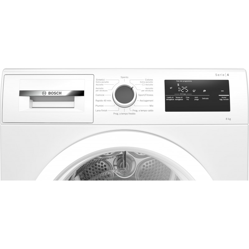 Bosch Serie 4 WTH85V08II tumble dryer Freestanding Front-load 8 kg A++ White