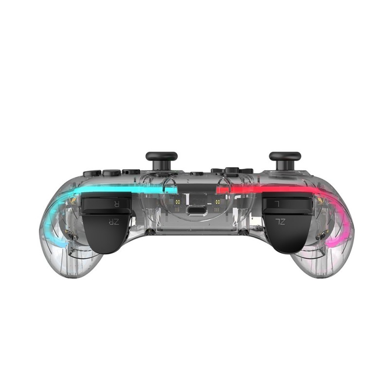 Xtreme 95651 Gaming Controller Black, Transparent Bluetooth Gamepad Analogue Digital Nintendo Switch