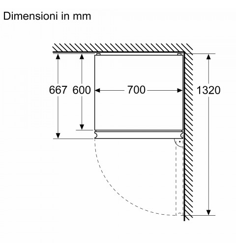 Bosch Serie 4 KGN497WDF Kühl- und Gefrierkombination Freistehend 440 l D Weiß