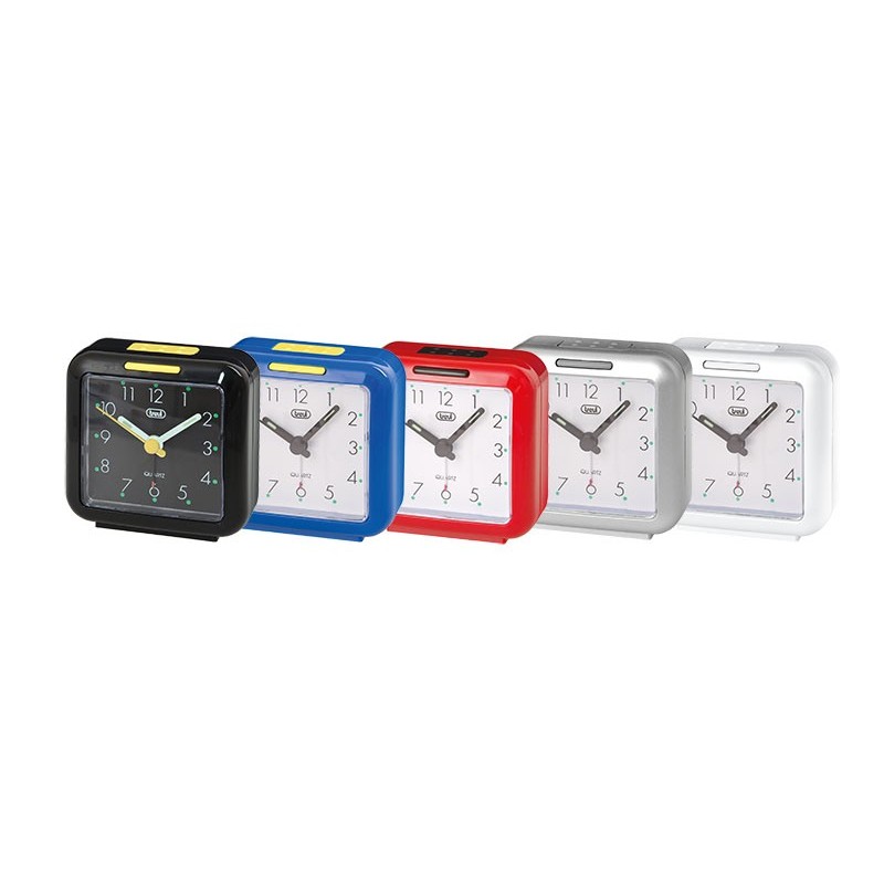 Trevi SL 3048 Quartz alarm clock Black, Blue, Grey, Red, White