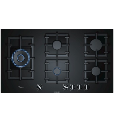 Bosch Serie 6 PPS9A6B90 hob Black Built-in Gas 5 zone(s)